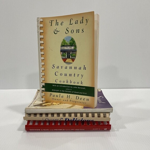 Lot of 5 Small Town, Community, Church, School Cookbooks, Desserts - Picture 1 of 8